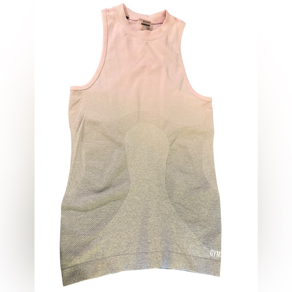 Gymshark Women's Adapt Ombre Seamless Contour Highneck Tank Top Shirt Size Small